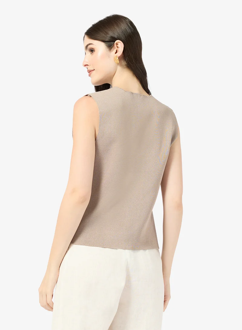 ايلا Vest With Lace Trim